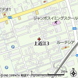 新潟県新潟市中央区上近江周辺の地図