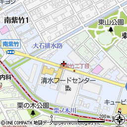 ＥＮＥＯＳ紫竹ＳＳ周辺の地図