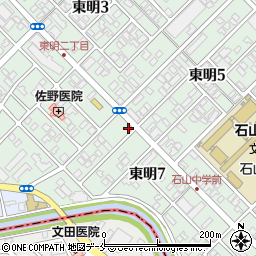 フタツメ東明店周辺の地図