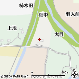 宮城県丸森町（伊具郡）畑中周辺の地図