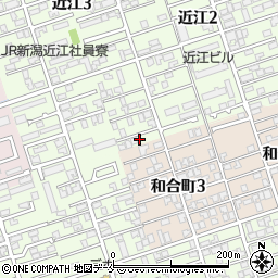 新潟県新潟市中央区近江3丁目11周辺の地図