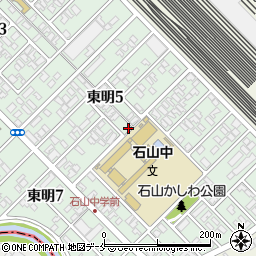 新潟県新潟市東区東明5丁目4-10周辺の地図
