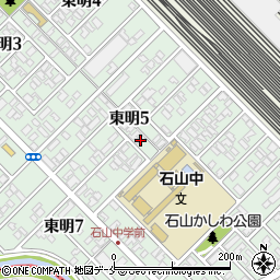 新潟県新潟市東区東明5丁目4-7周辺の地図