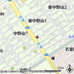 銀座まるかん　新潟東店おひさま周辺の地図