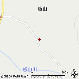 新潟県新発田市板山2019周辺の地図