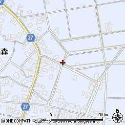 新潟県新潟市北区高森周辺の地図