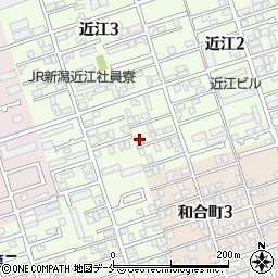 新潟県新潟市中央区近江3丁目9-17周辺の地図