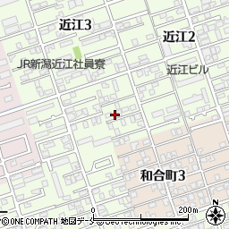 新潟県新潟市中央区近江3丁目9-16周辺の地図