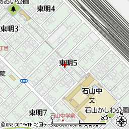 新潟県新潟市東区東明5丁目4-2周辺の地図