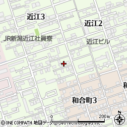 新潟県新潟市中央区近江3丁目9-13周辺の地図