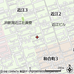 新潟県新潟市中央区近江3丁目9周辺の地図