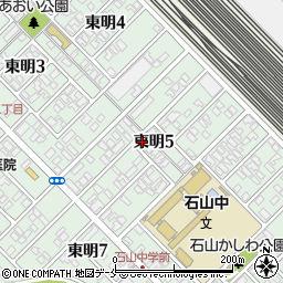 新潟県新潟市東区東明5丁目4-1周辺の地図