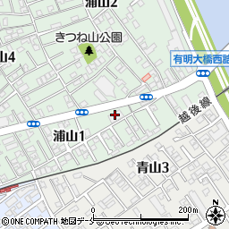 にしむら薬局浦山店周辺の地図