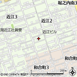 新潟県新潟市中央区近江2丁目32周辺の地図