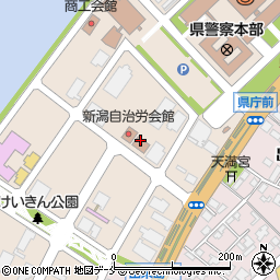 新潟地区平和運動労働組合連絡会議周辺の地図