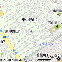 新潟県新潟市東区東中野山2丁目8周辺の地図