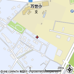 山形県米沢市万世町梓山4106周辺の地図