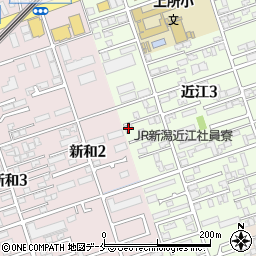 新潟県新潟市中央区近江3丁目23-2周辺の地図