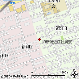 新潟県新潟市中央区近江3丁目23-2周辺の地図