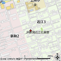 新潟県新潟市中央区近江3丁目23-12周辺の地図