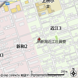 新潟県新潟市中央区近江3丁目23周辺の地図