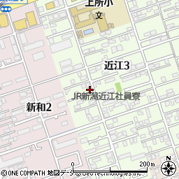 新潟県新潟市中央区近江3丁目23-11周辺の地図