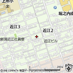 新潟県新潟市中央区近江2丁目30周辺の地図