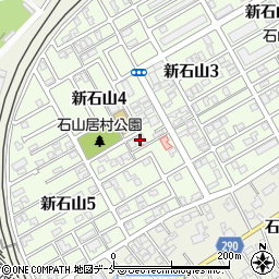 新潟県新潟市東区新石山4丁目周辺の地図