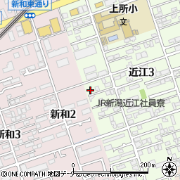新潟県新潟市中央区近江3丁目24-16周辺の地図