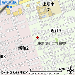 新潟県新潟市中央区近江3丁目24-14周辺の地図