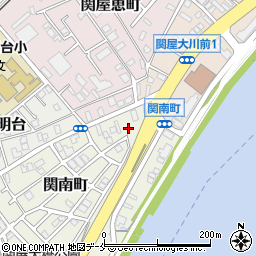 関南公園周辺の地図