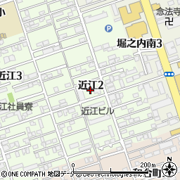 新潟県新潟市中央区近江2丁目11周辺の地図