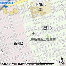 新潟県新潟市中央区近江3丁目24-12周辺の地図
