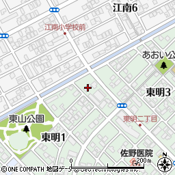 日本生命東明荘周辺の地図