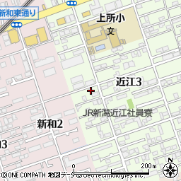 新潟県新潟市中央区近江3丁目24-6周辺の地図