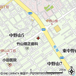 幸楽苑中野山店周辺の地図