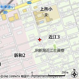新潟県新潟市中央区近江3丁目24-8周辺の地図