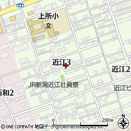 新潟県新潟市中央区近江3丁目5-19周辺の地図