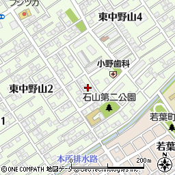 新潟県新潟市東区東中野山3丁目11周辺の地図