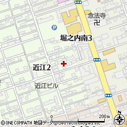 新潟県新潟市中央区近江2丁目4周辺の地図
