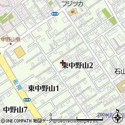 新潟県新潟市東区東中野山2丁目5周辺の地図