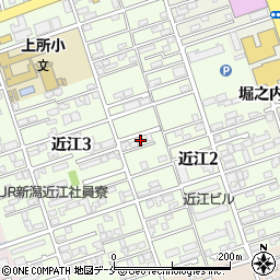 新潟県新潟市中央区近江2丁目28周辺の地図