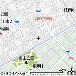 新潟中央ヤクルト販売株式会社　東山公園サロン周辺の地図