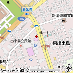 新潟県新潟市中央区出来島2丁目1-6周辺の地図