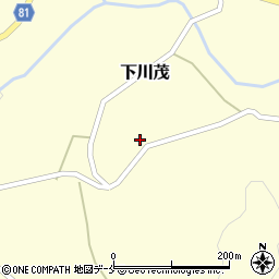 新潟県佐渡市下川茂174周辺の地図