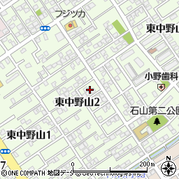 新潟県新潟市東区東中野山2丁目19周辺の地図