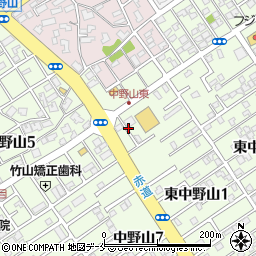 新潟県新潟市東区東中野山1丁目1周辺の地図