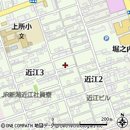 新潟県新潟市中央区近江2丁目27周辺の地図