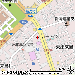 新潟県新潟市中央区出来島2丁目1-5周辺の地図