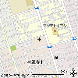 セブンイレブン新潟神道寺店周辺の地図